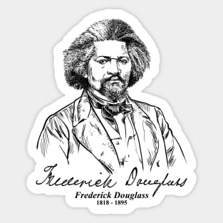 Frederick Douglass, African-American, Antislavery Sticker